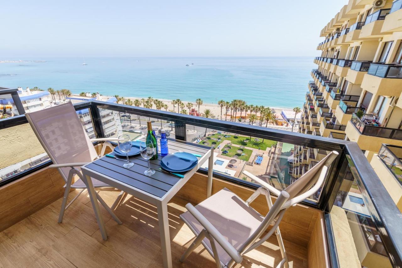 Amazing Views Beachfront Apartment With Swimming Pool Benalmadena Exterior photo